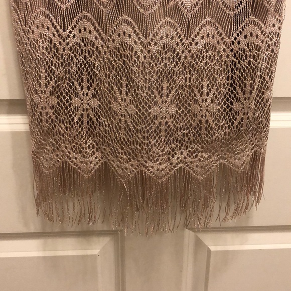 💎Jessica Simpson Gold Fringe Dress NWT! - Picture 4 of 8